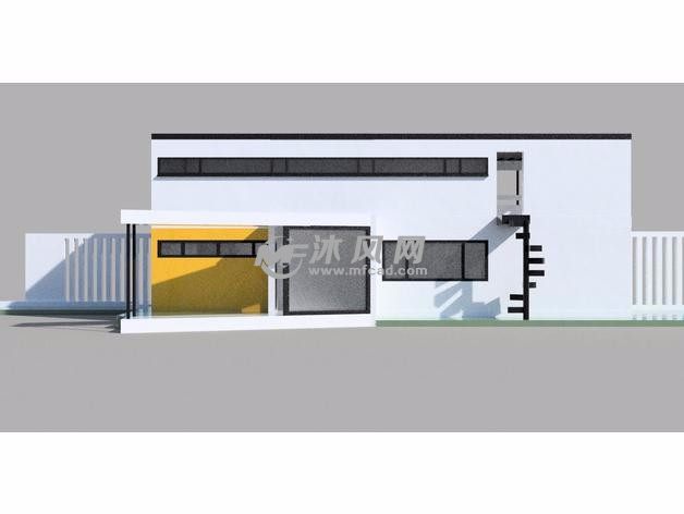 格罗佩斯住宅模型俯视图