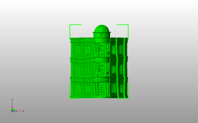 古灵阁模型主视图