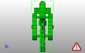 激光武器炮俯视图