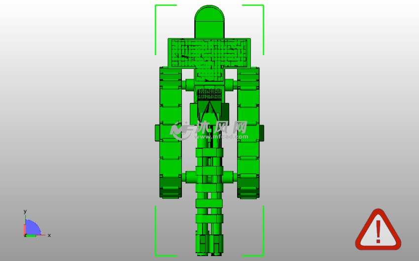 激光武器炮俯视图
