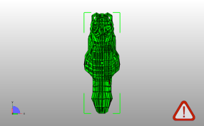 镂空的小狐狸俯视图