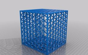 镂空小盒子斜视图带底