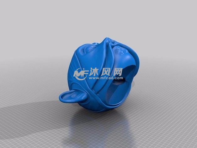 尼恩·农布面具侧视图