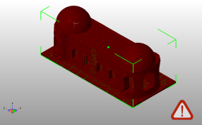 清真寺走廊斜视图