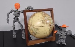 人体骨架模型应用图