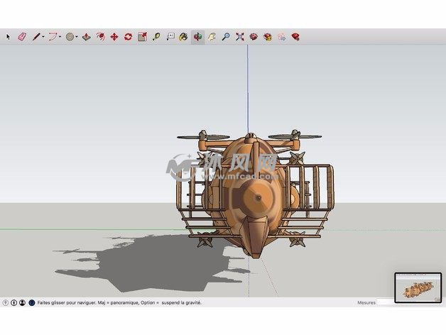 天空之城-拉普达主视图