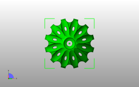 小猫玩具球俯视图