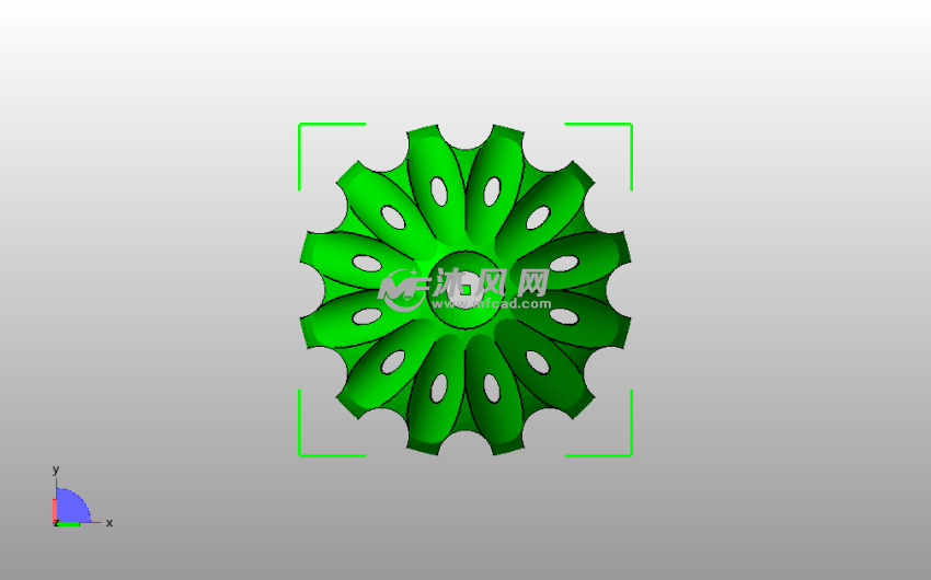 小猫玩具球俯视图