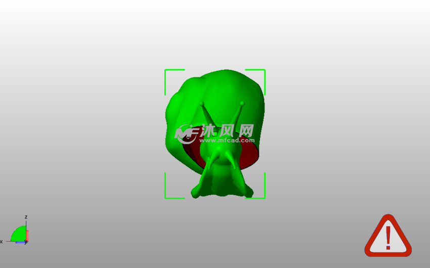 小蜗牛模型主视图