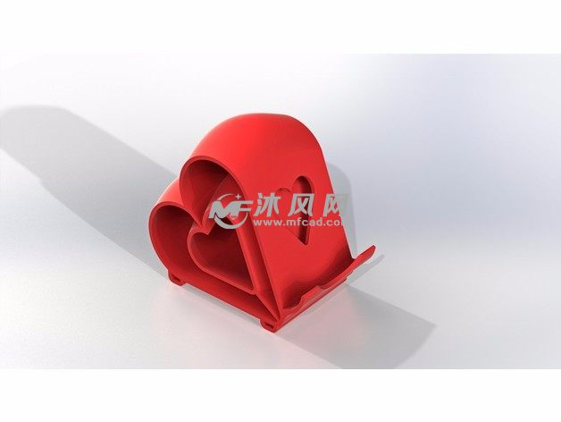 小心心手机支架后视图