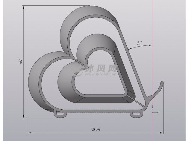 小心心手机支架结构图