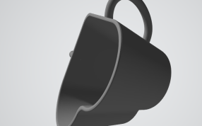 3D打印的爱心杯