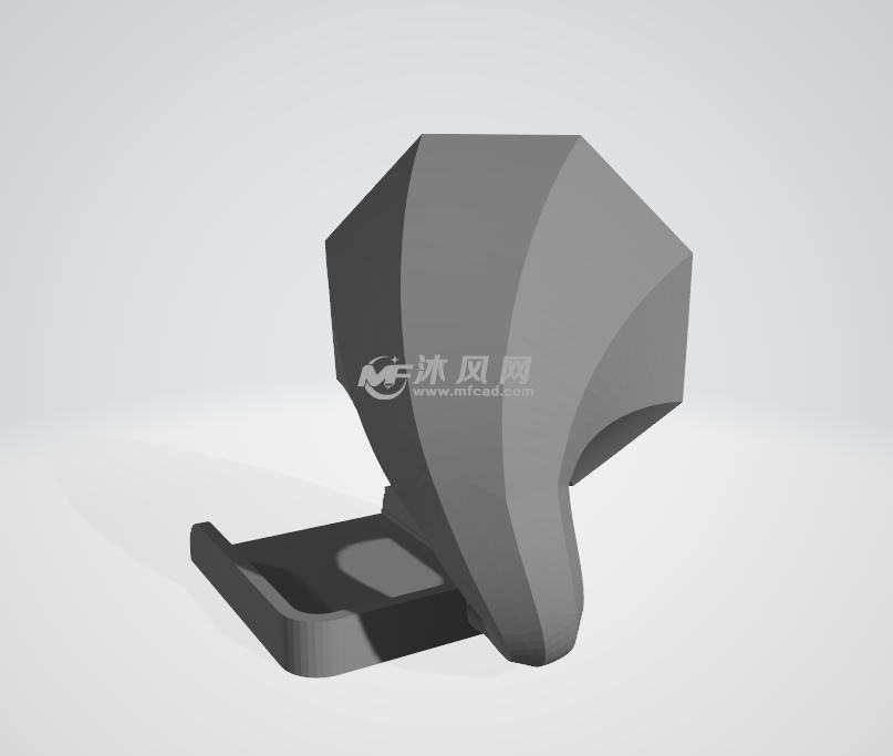 留声机模型背面