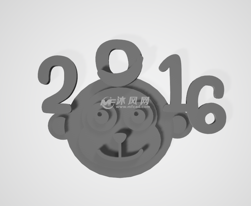 猴子钥匙扣模型