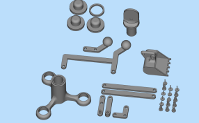 挖掘机全部零件