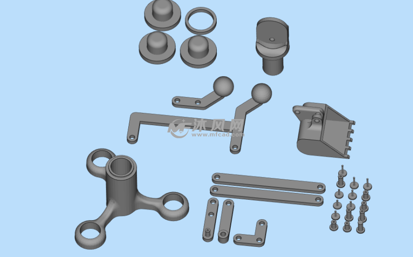 挖掘机全部零件