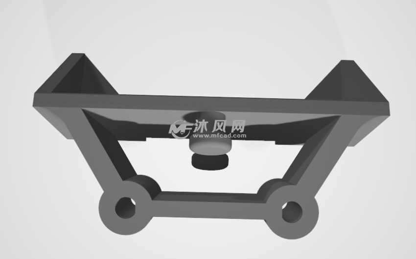 用皮筋固定gopro相机的架子