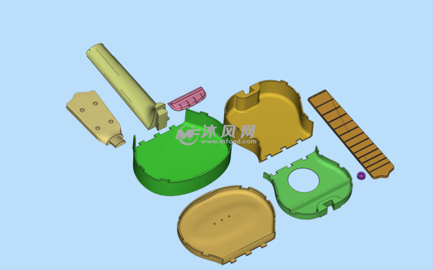 尤克里里全部零件