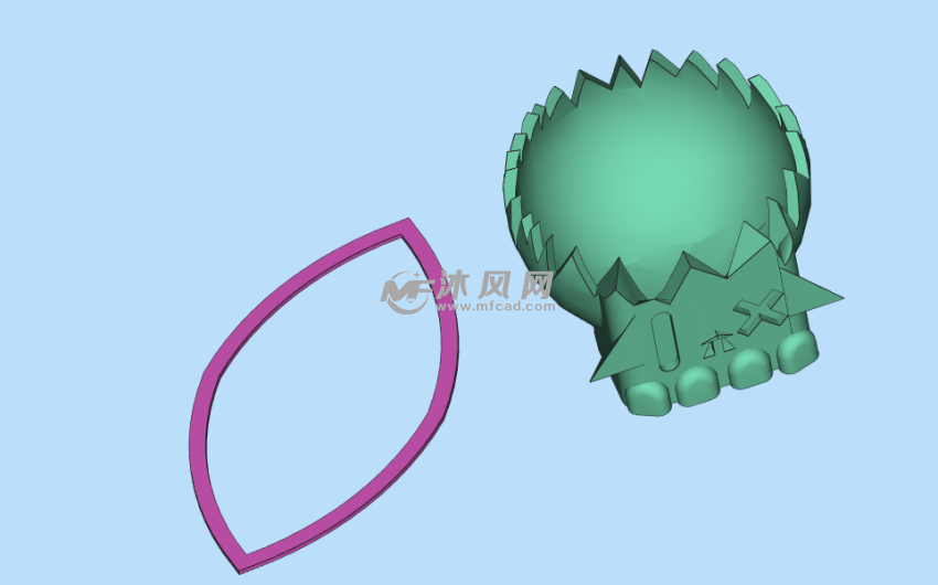 针垫花打印模型