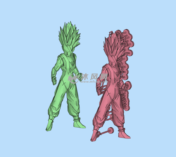 超级赛亚人悟饭模型