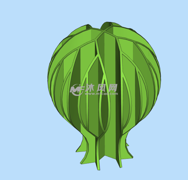 一棵茂盛的大树渲染