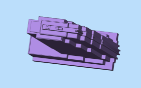 奇异电器大楼顶部细节