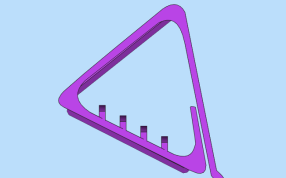 车后座抓手俯视图