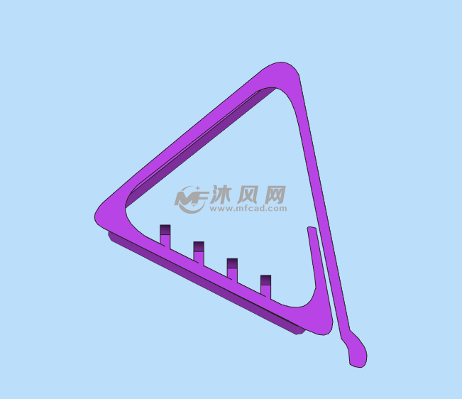 车后座抓手俯视图