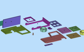 推土机全部组件模型