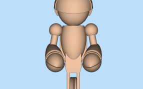 独轮机器人正面