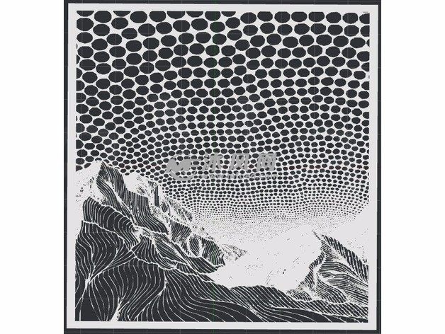 2D艺术作品效果图