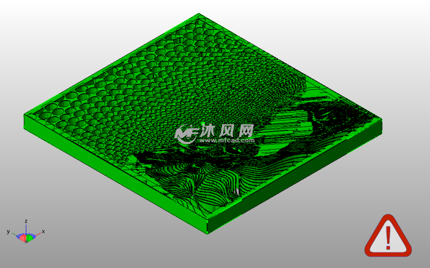 2D艺术作品斜视图