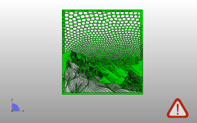 2D艺术作品俯视图