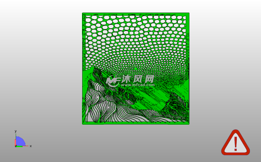 2D艺术作品俯视图