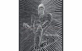 2D英雄艺术墙画效果图