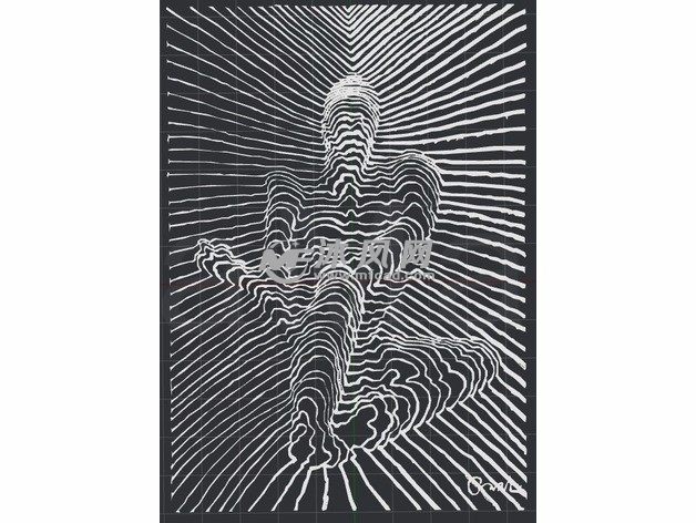 2D英雄艺术墙画效果图