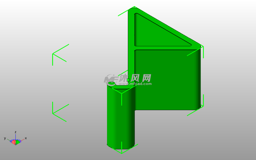  Kindle支架斜视图