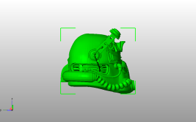  T-51头盔模型侧视图