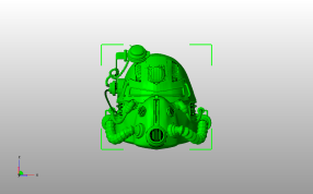  T-51头盔模型主视图