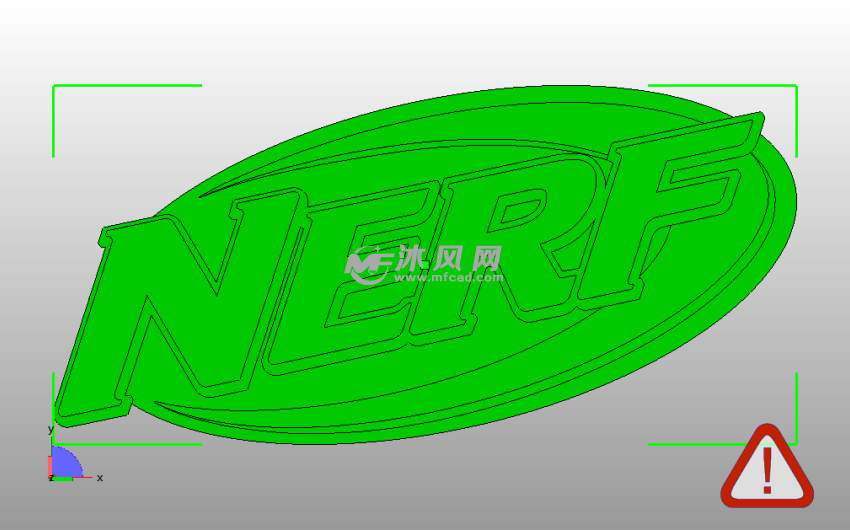 宠物玩具公司Nerf Logo俯视图