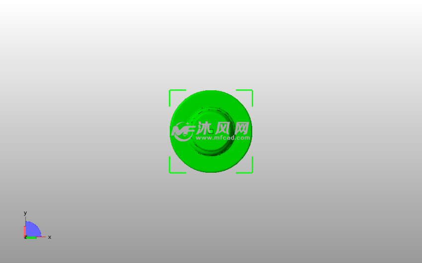  弹簧玩具模型俯视图