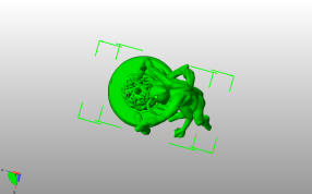 毒液人物模型俯视图