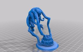 毒液人物模型斜视图