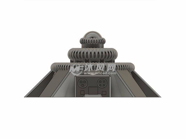 发动机模型主视图