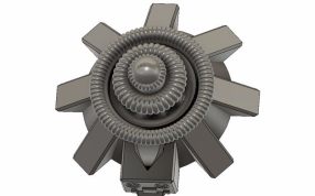 发动机模型斜视图