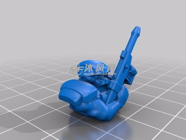  共和国卫士斜端枪