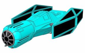 海盗飞船模型效果图