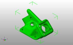 航拍摄像头支架斜视图
