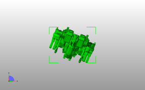 机器狗模型俯视图