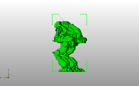 机器狗模型侧视图